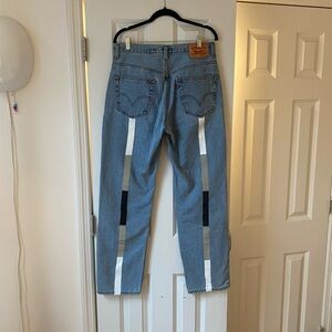 Levi's 550 Still Here style paint